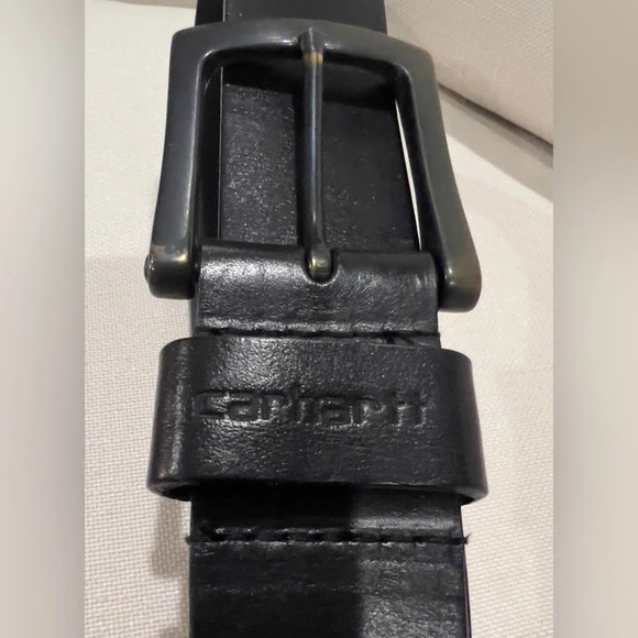 Carhartt Black Size 38 Genuine Leather belt - Picture 2 of 7